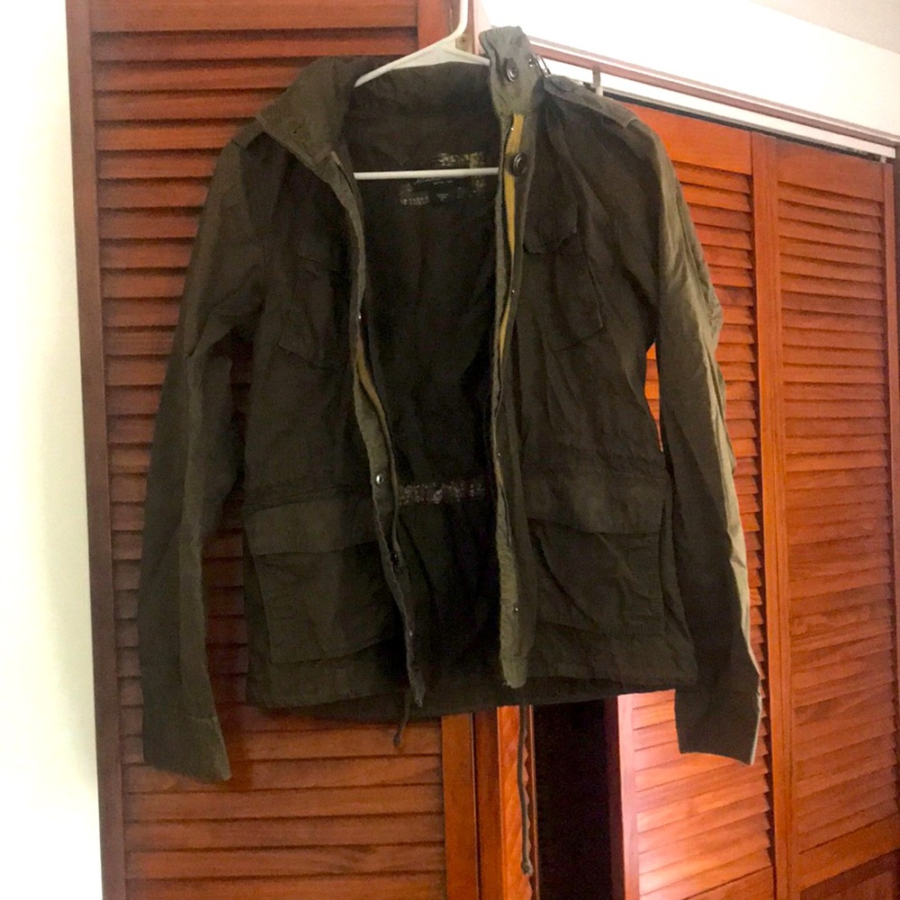 Army green jacket